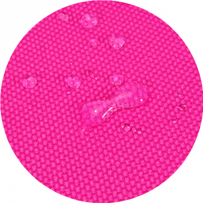 Täschchen PINK Outdoorstoff, mit Zipper GELB, Kopfhörer Inhalator Kosmetik wetbag, by BuntMixxDESIGN